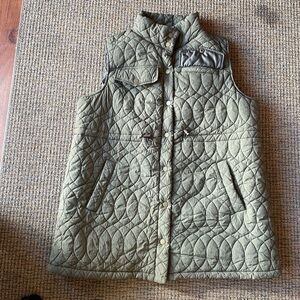 Columbia Olive Quilted Women's Vest